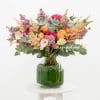 pink and peach flower bouquet