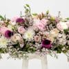 Long and low table design with flowers