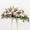 Long and low table design with flowers
