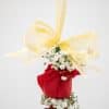 close up of bow on graduation garland