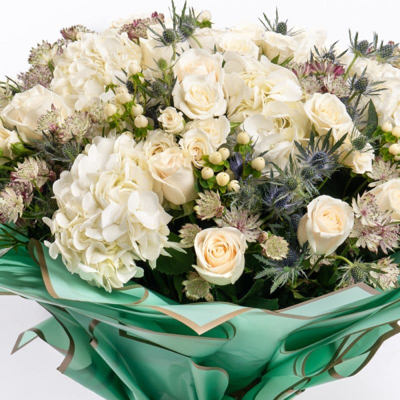 Floral Arrangement Kit - Astrantia, Roses and Hypericum - Image 2