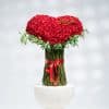 Red Roses and Italian Ruscus