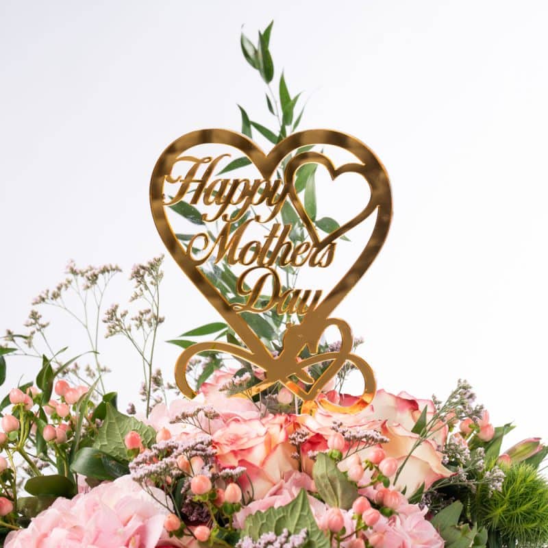 Floral Bliss: Dianthus, Hypericum, and Pink Roses