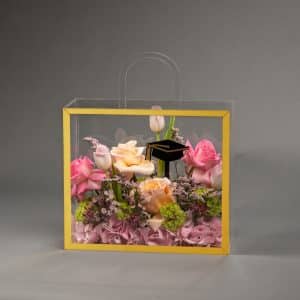 Eternal Blush Bouquet – Pink Rose, Tulip, Hydrangea & Limonium Floral Elegance