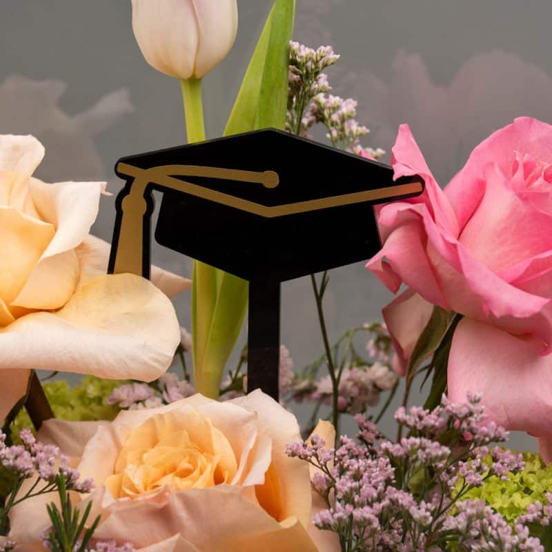 Eternal Blush Bouquet – Pink Rose, Tulip, Hydrangea & Limonium Floral Elegance - Image 3