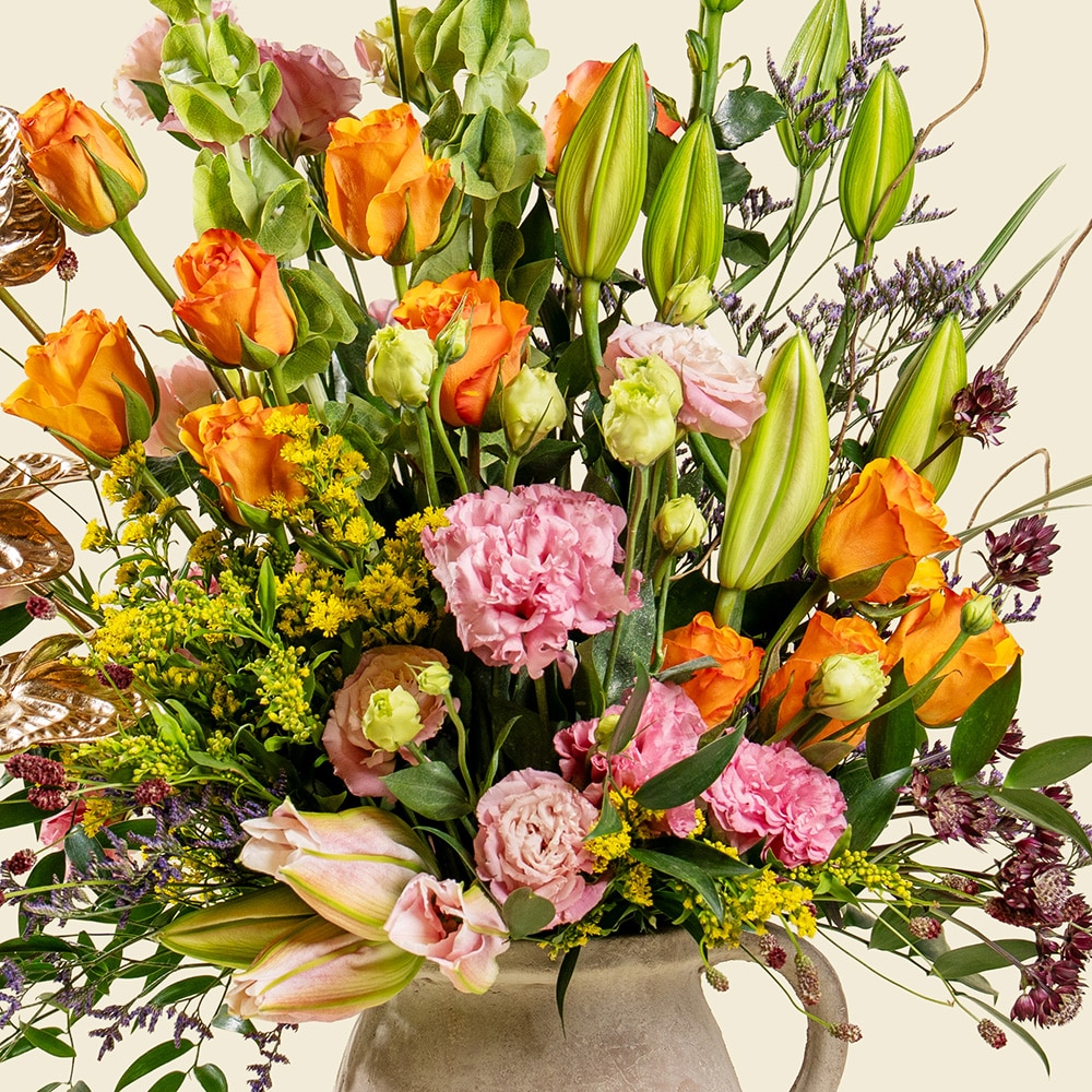 11.2 Lily and Roses in Decorative Pot