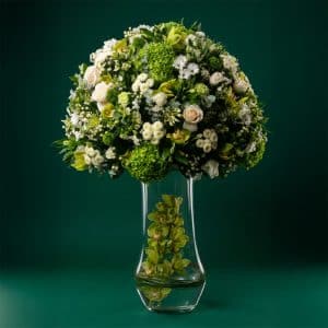 Unexpected Yet Stunning Flower Combinations 8 uxury flower arrangement, mixed flowers vase, cymbidium orchid arrangement, hydrangea bouquet, premium floral gift, elegant glass vase flowers, luxury décor flowers